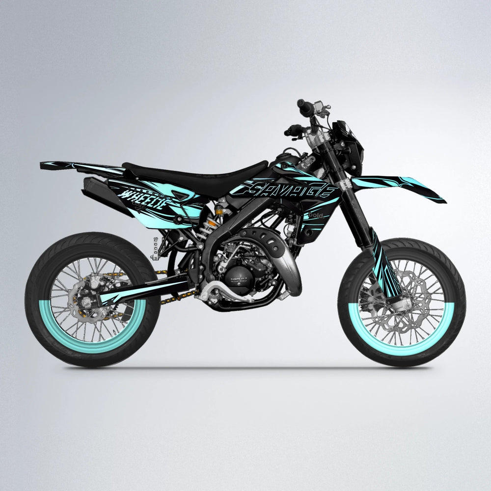 PRESENCE Rieju MRT supermoto graphics kit in Mint