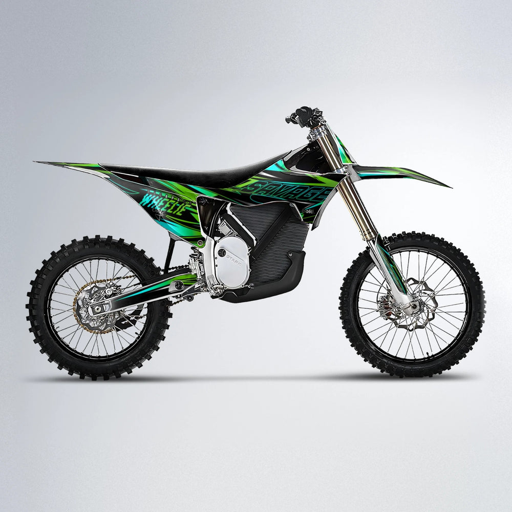 PRESENCE Stark Varg MX motocross graphics kit in Green