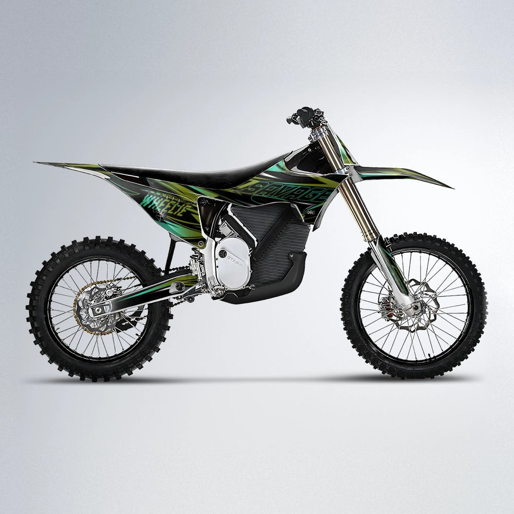 PRESENCE Stark Varg MX motocross graphics kit in Olive