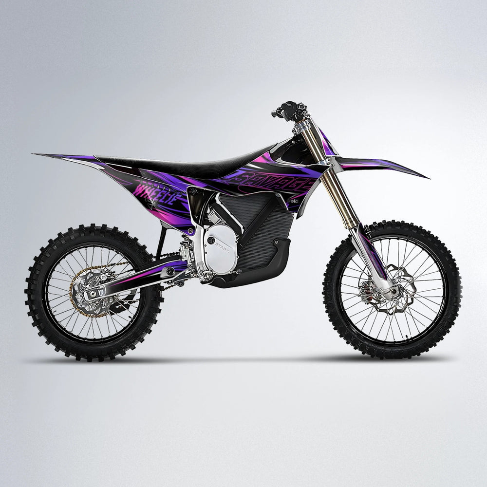 PRESENCE Stark Varg MX motocross graphics kit in Purple