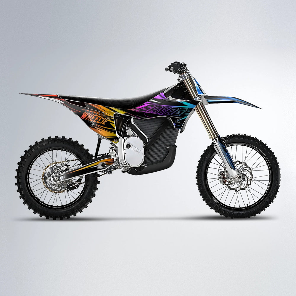 PRESENCE Stark Varg MX motocross graphics kit in Sunset Fade