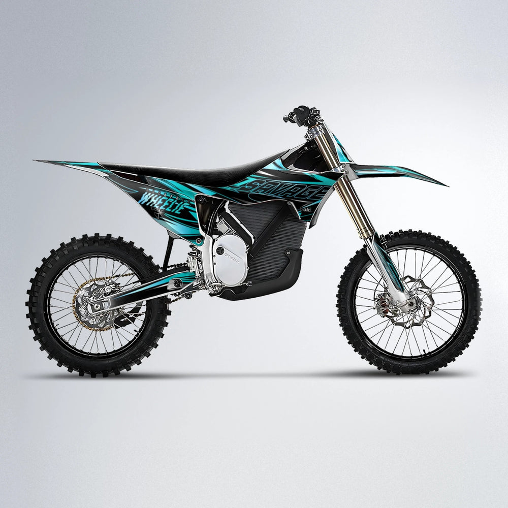 PRESENCE Stark Varg MX motocross graphics kit in Teal