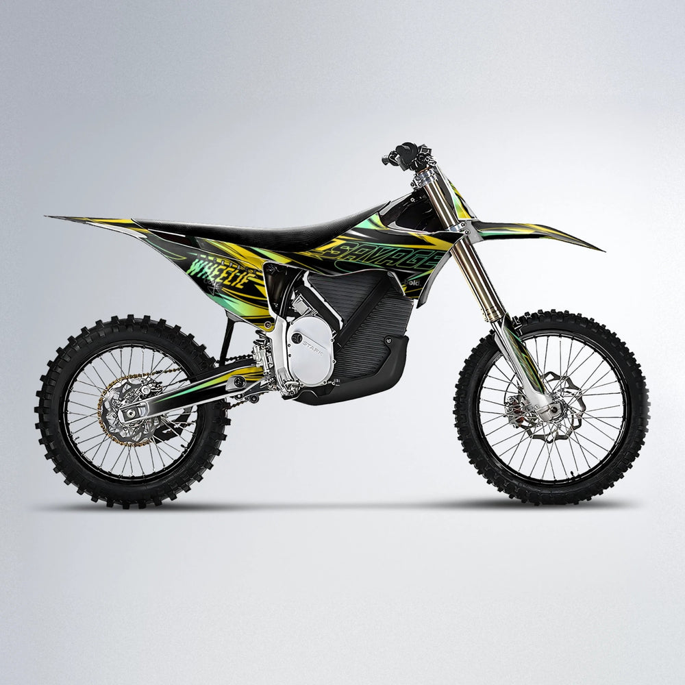 PRESENCE Stark Varg MX motocross graphics kit in Yellow