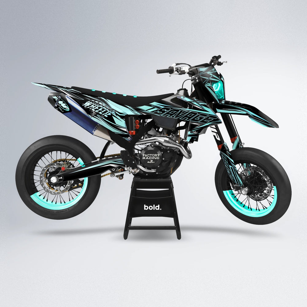 PRESENCE supermoto graphics kit in Mint