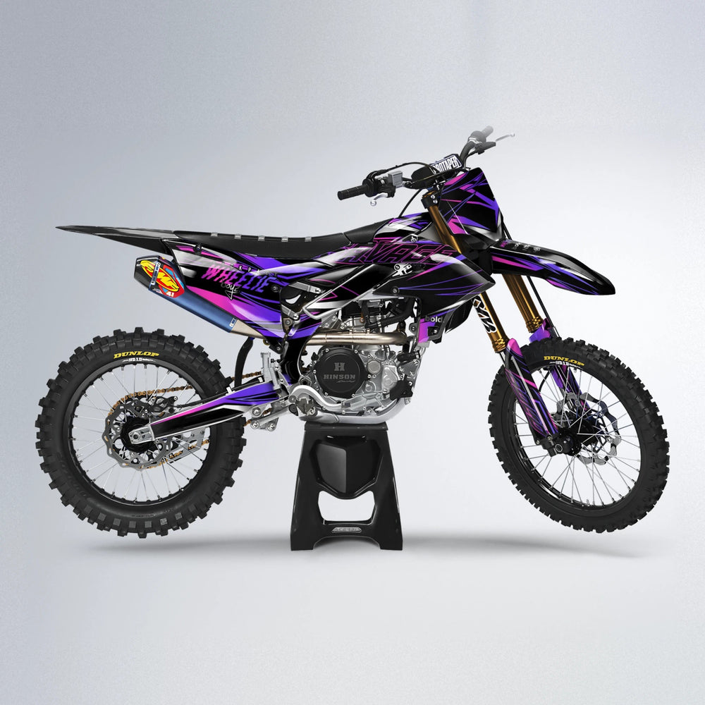 PRESENCE Yamaha YZF MX motocross graphics kit in Purple