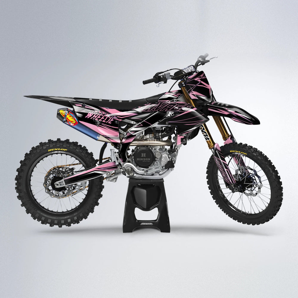 PRESENCE Yamaha YZF MX motocross graphics kit in Sakura Pink
