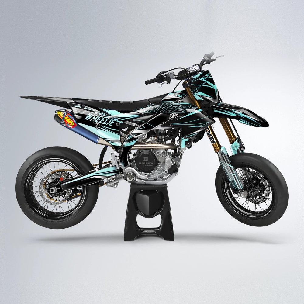 PRESENCE Yamaha YZF SM supermoto graphics kit in Mint