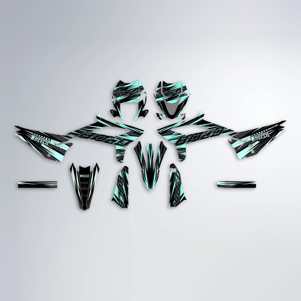 RAGE Beta graphics kit parts layout in Mint