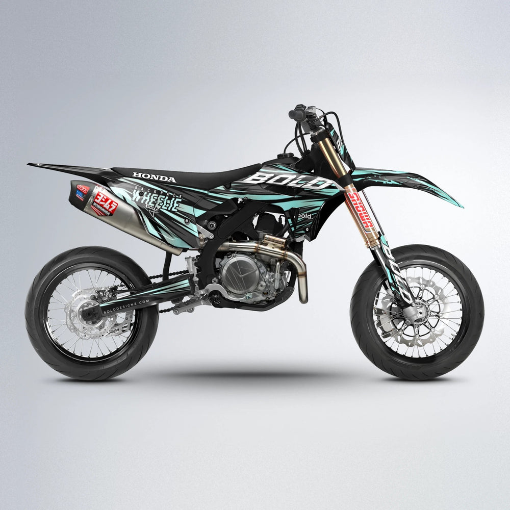 RAGE Honda supermoto graphics kit in Mint