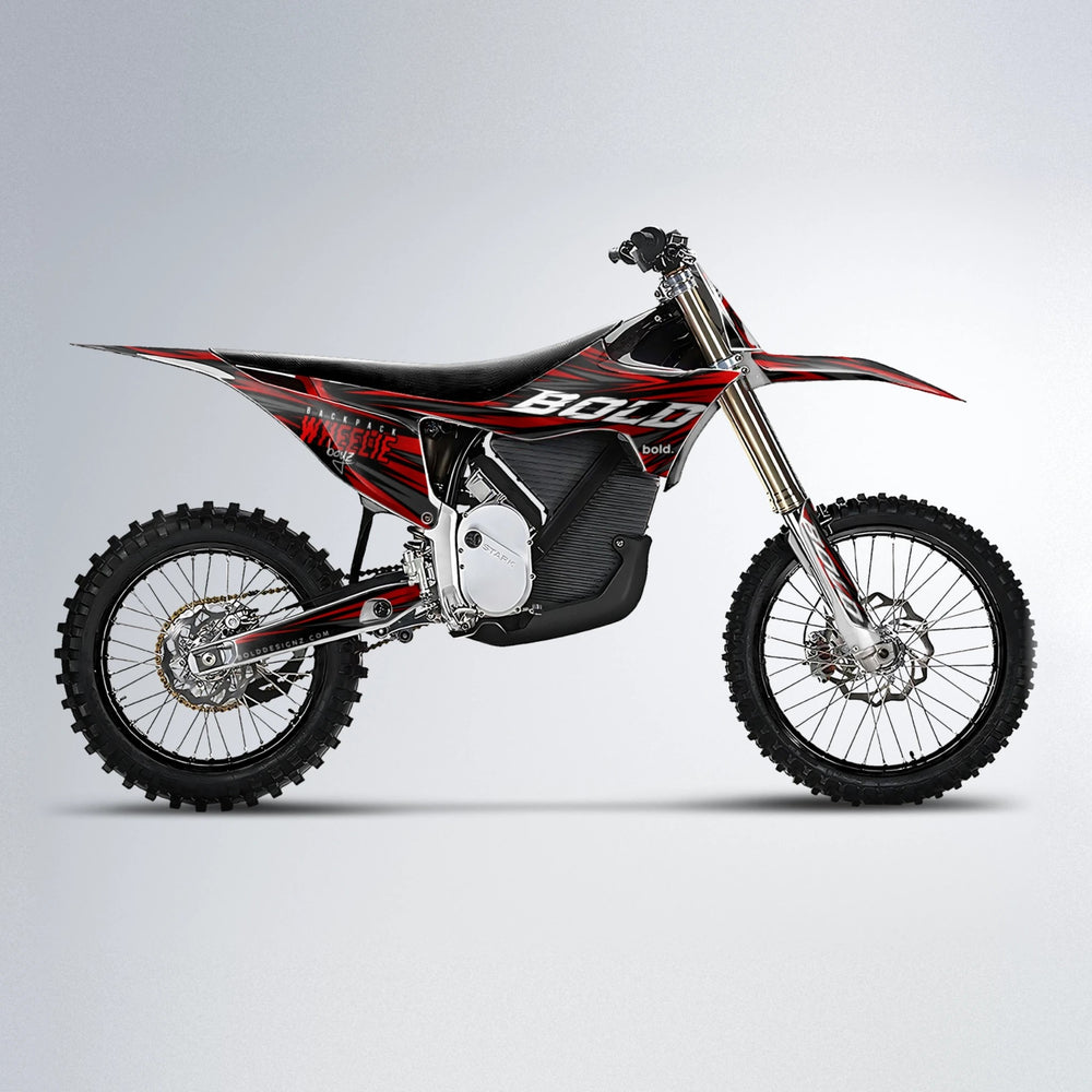 RAGE Stark Varg MX motocross graphics kit in Custom Colour