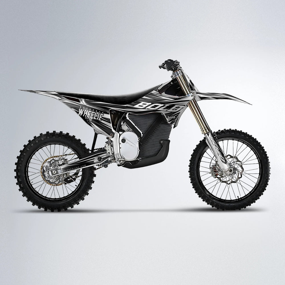 RAGE Stark Varg MX motocross graphics kit in White