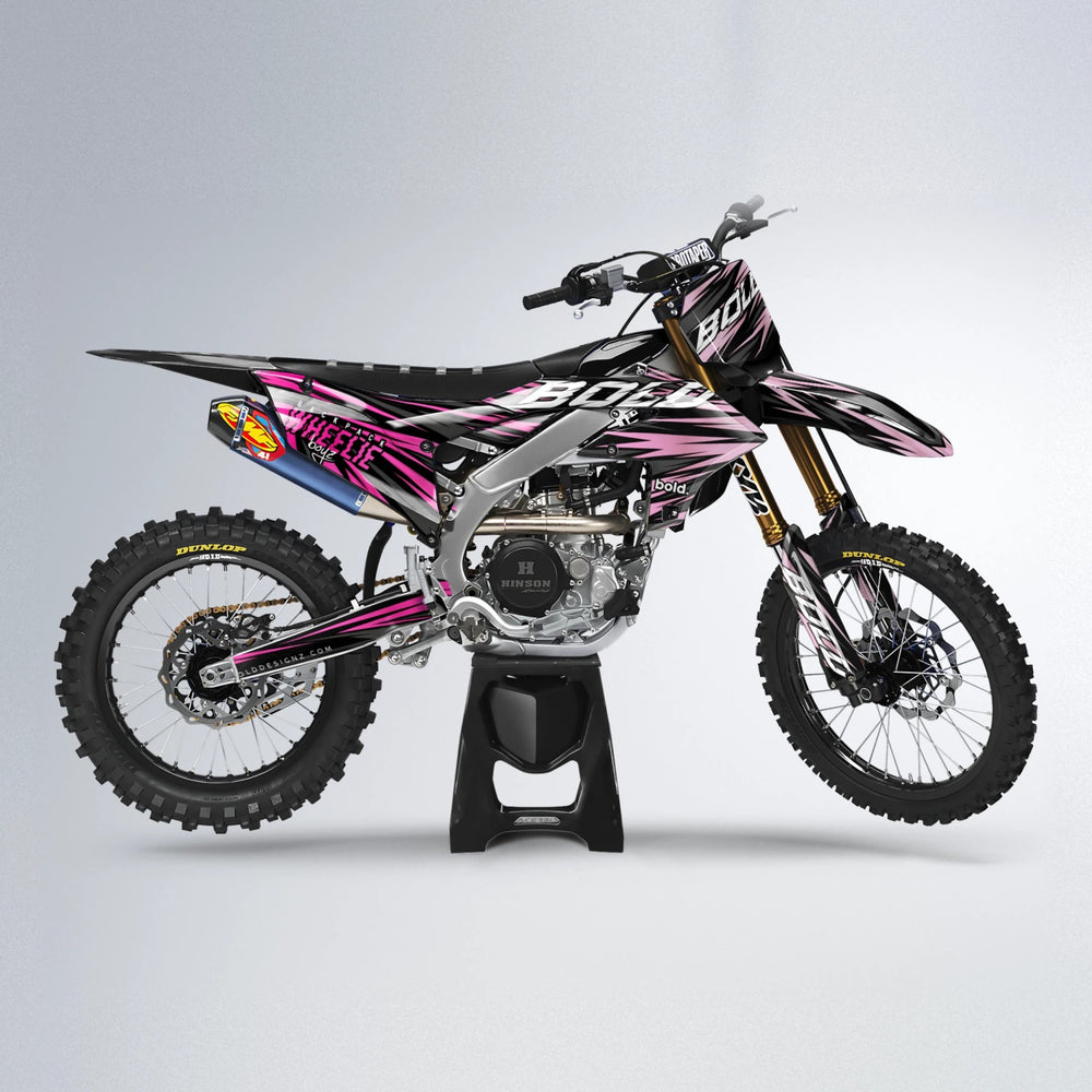 RAGE Yamaha YZF MX motocross graphics kit in Flamingo