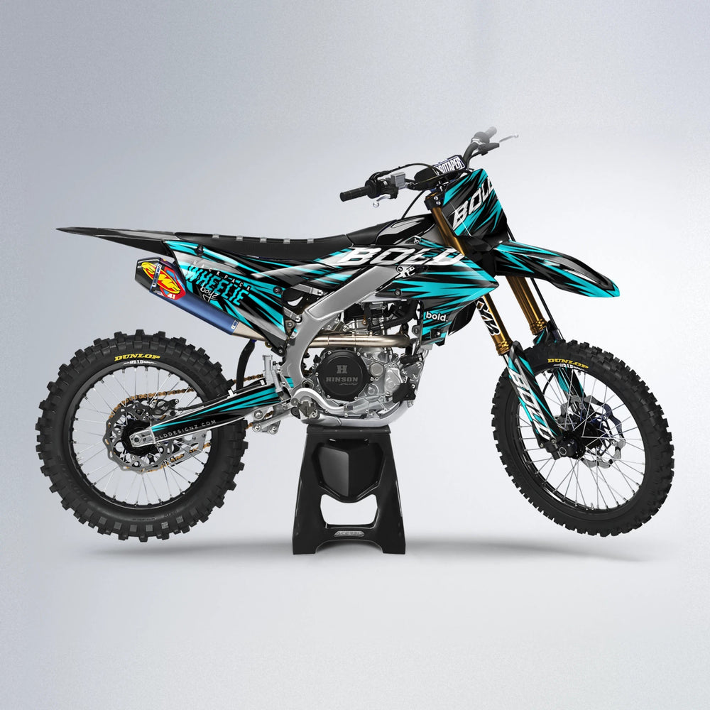 RAGE Yamaha YZF MX motocross graphics kit in Teal
