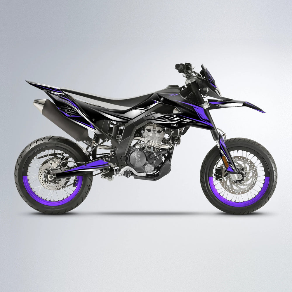 REAPER Aprilia SX 125 supermoto graphics kit in Purple