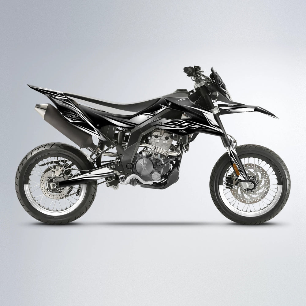 REAPER Aprilia SX 125 supermoto graphics kit in White