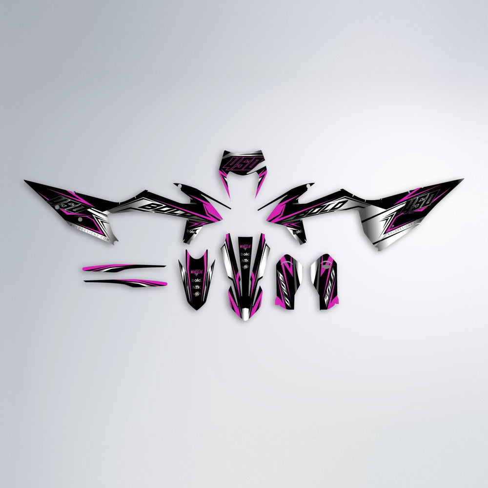 REAPER graphics kit parts layout in Pink