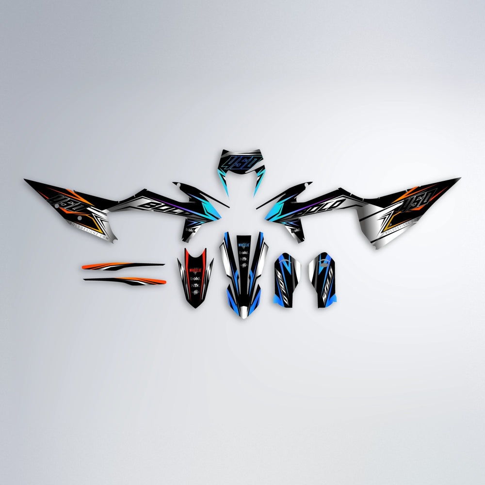 REAPER graphics kit parts layout in Sunset Fade