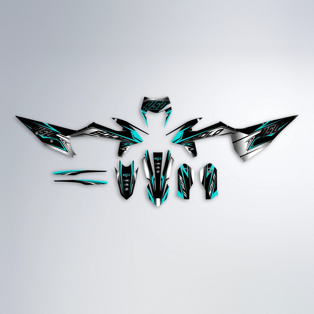 REAPER graphics kit parts layout in Teal