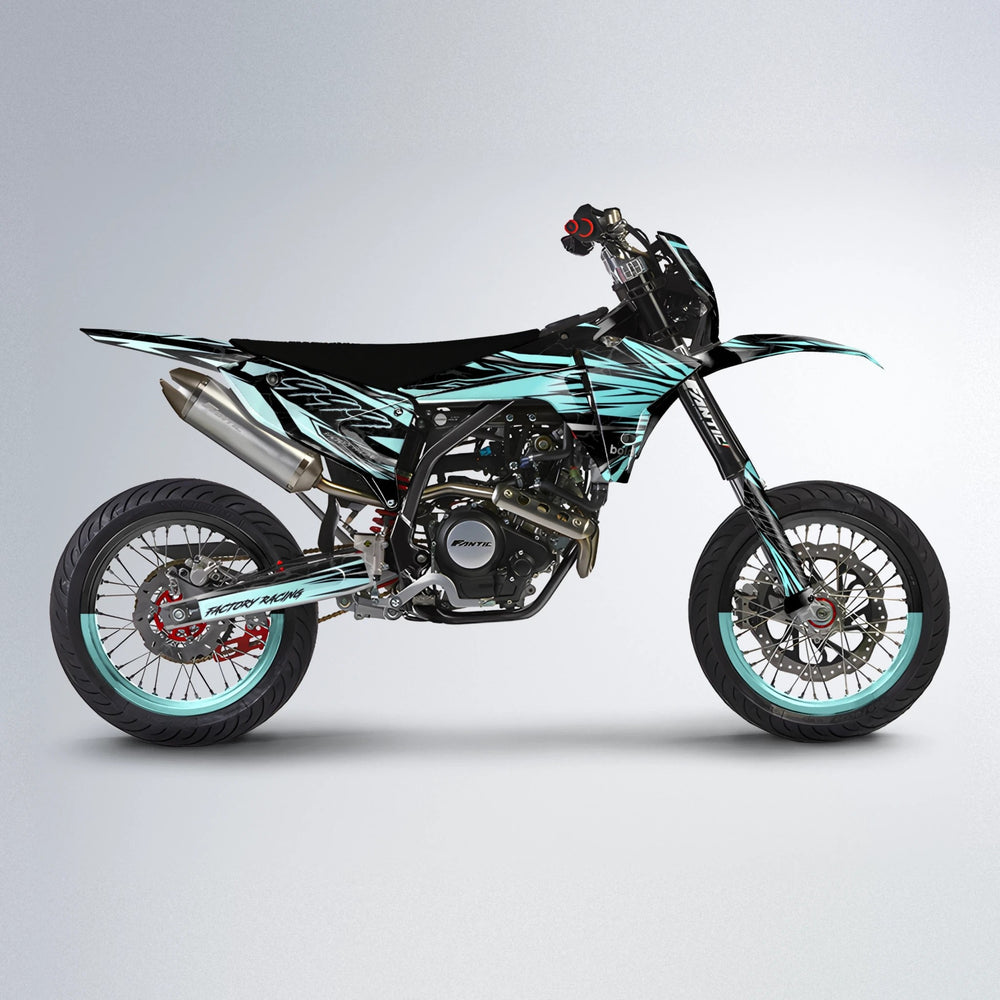 REDRUM Fantic supermoto graphics kit in Mint