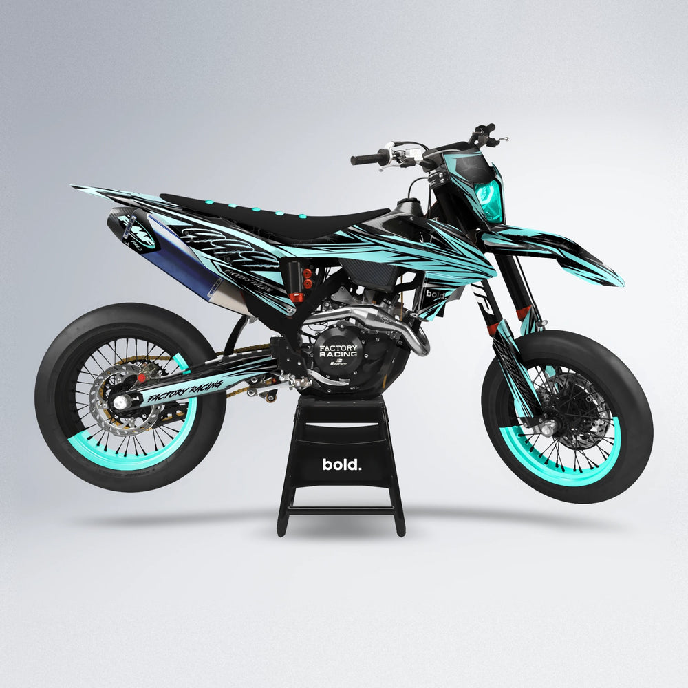 REDRUM supermoto graphics kit in Mint