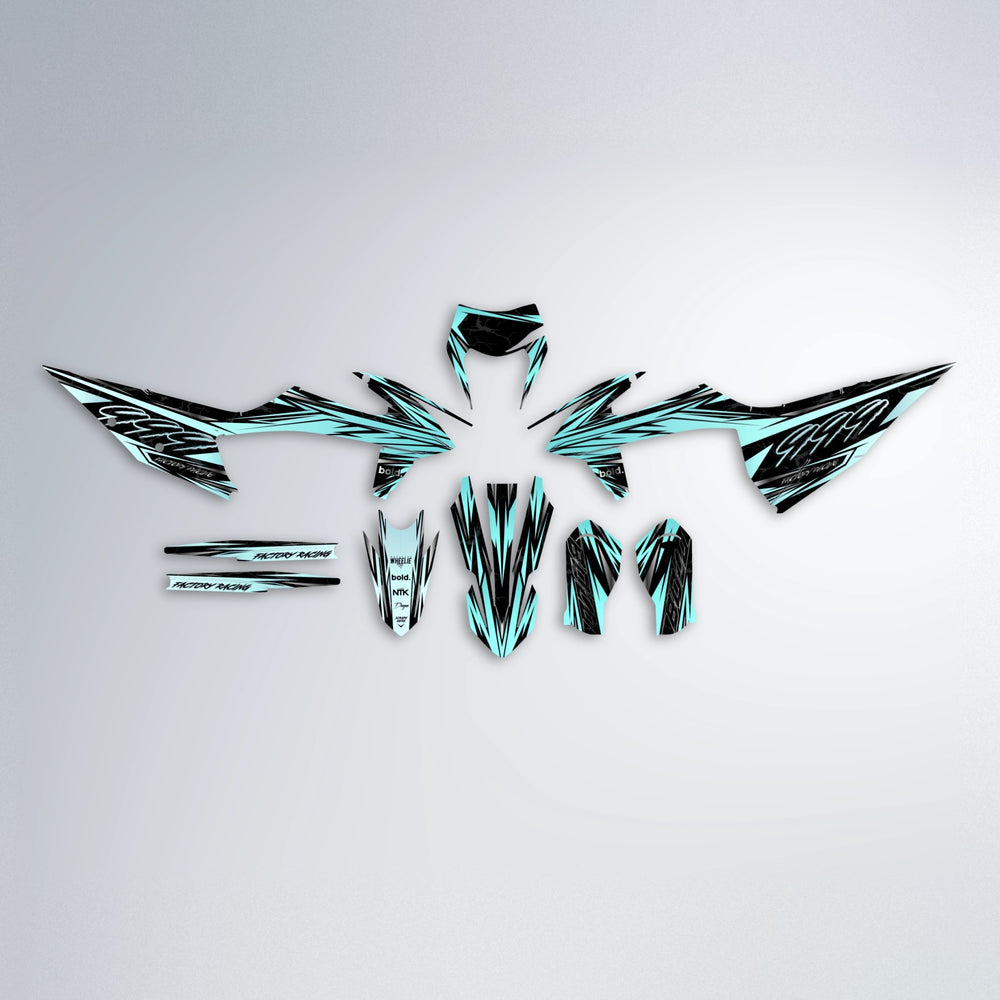 REDRUM graphics kit parts layout in Mint