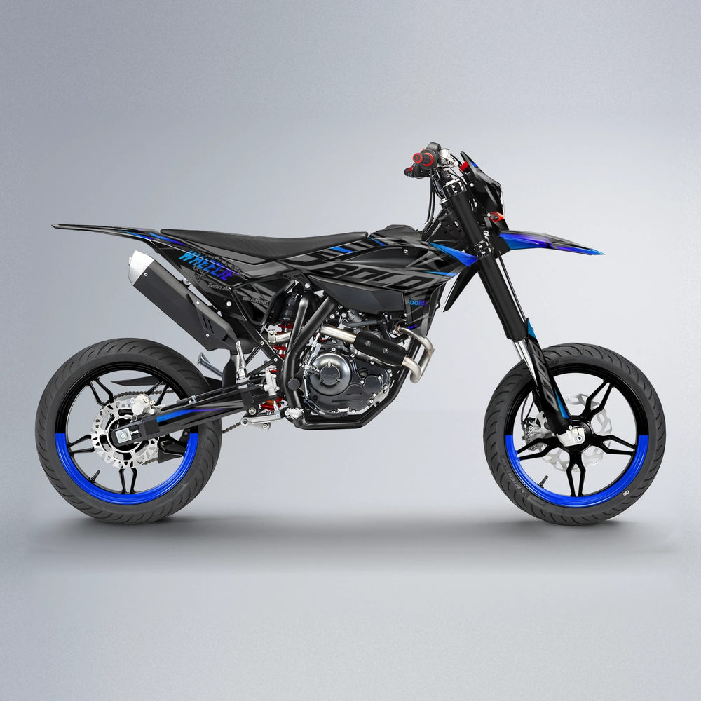 RETAIN Beta supermoto graphics kit in Blue