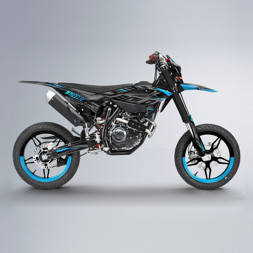 RETAIN Beta supermoto graphics kit in Custom Colour