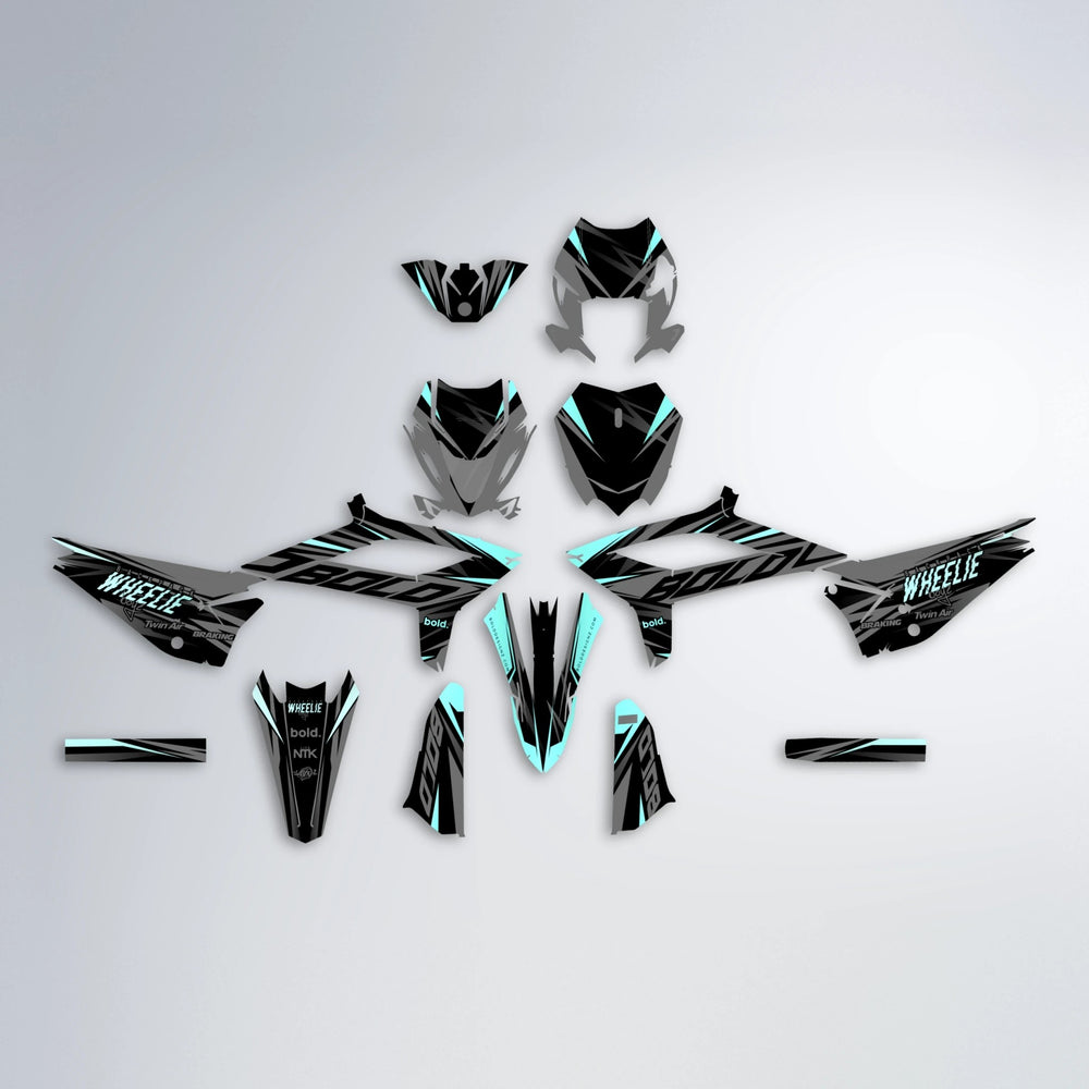 RETAIN Beta graphics kit parts layout in Mint