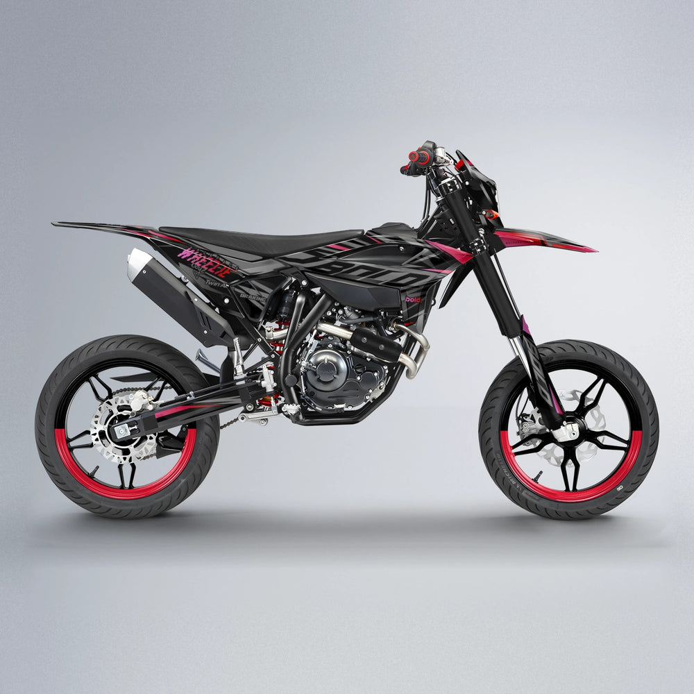 RETAIN Beta supermoto graphics kit in Red