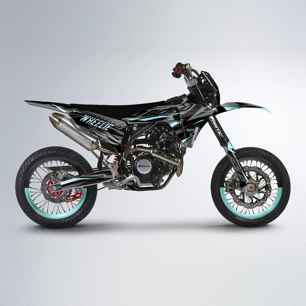 RETAIN Fantic supermoto graphics kit in Mint
