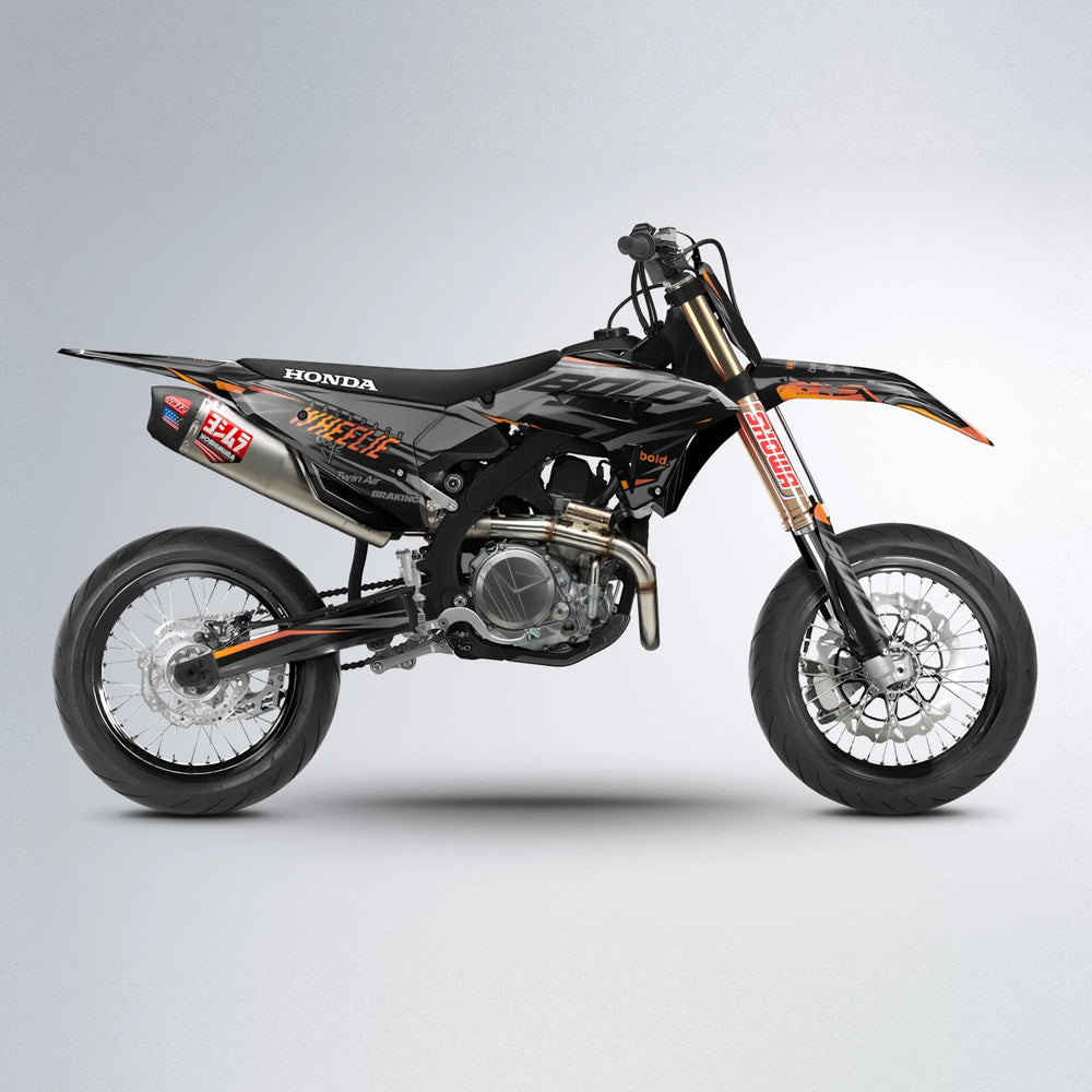 RETAIN Honda supermoto graphics kit in Orange
