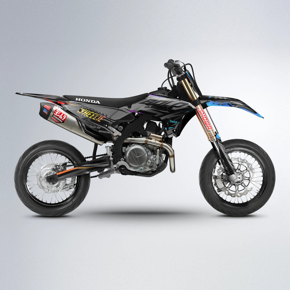 RETAIN Honda supermoto graphics kit in Sunset Fade