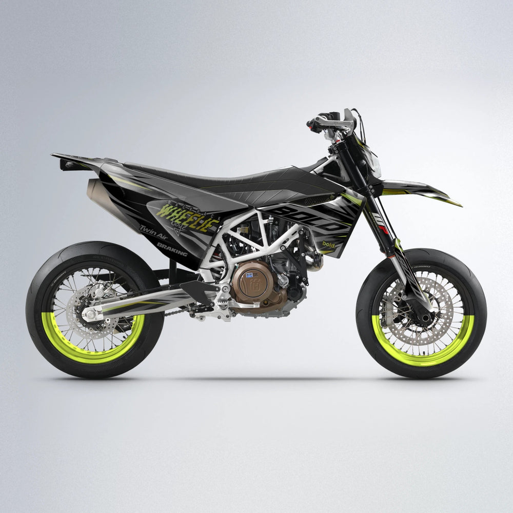 RETAIN Husqvarna 701 supermoto graphics kit in Olive
