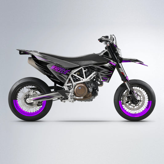 RETAIN Husqvarna 701 supermoto graphics kit in Pink