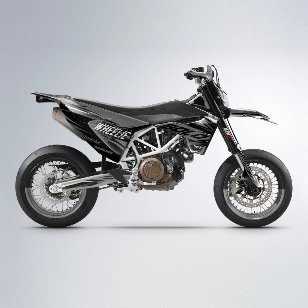 RETAIN Husqvarna 701 supermoto graphics kit in White
