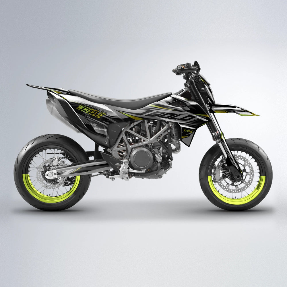 RETAIN KTM SMC 690 supermoto graphics kit in Olive