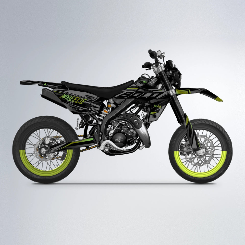 RETAIN Rieju MRT supermoto graphics kit in Olive