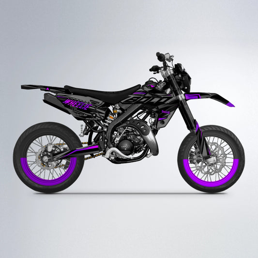 RETAIN Rieju MRT supermoto graphics kit in Purple