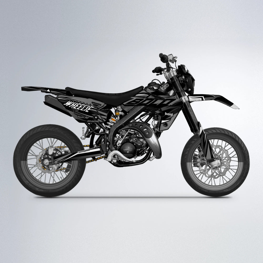 RETAIN Rieju MRT supermoto graphics kit in White