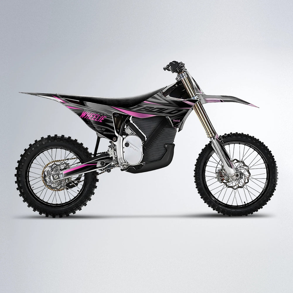 RETAIN Stark Varg MX motocross graphics kit in Flamingo