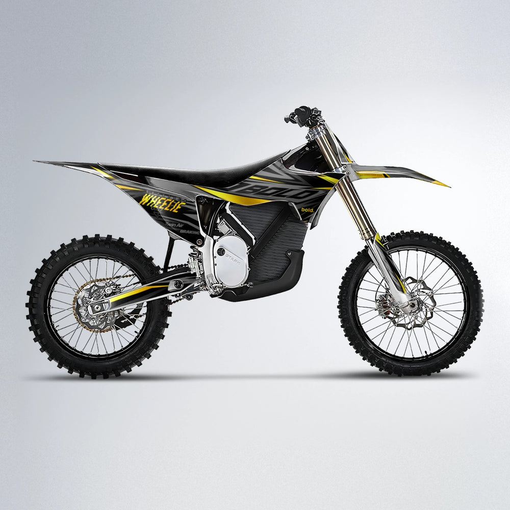 RETAIN Stark Varg MX motocross graphics kit in Yellow