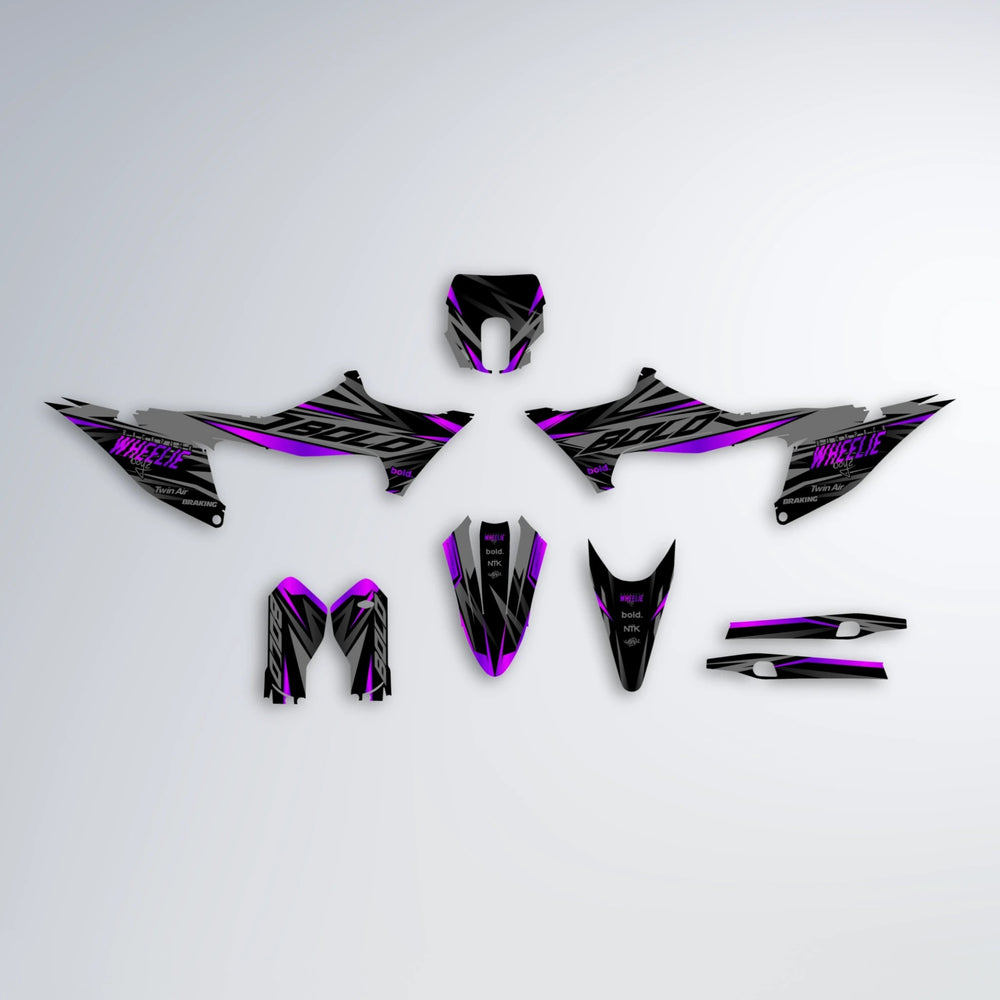 RETAIN Stark Varg SM graphics kit parts layout in Custom Colour