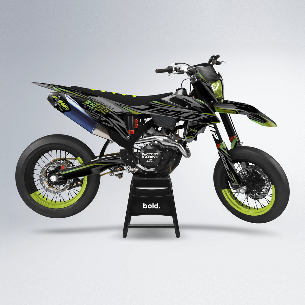 RETAIN supermoto graphics kit in Olive