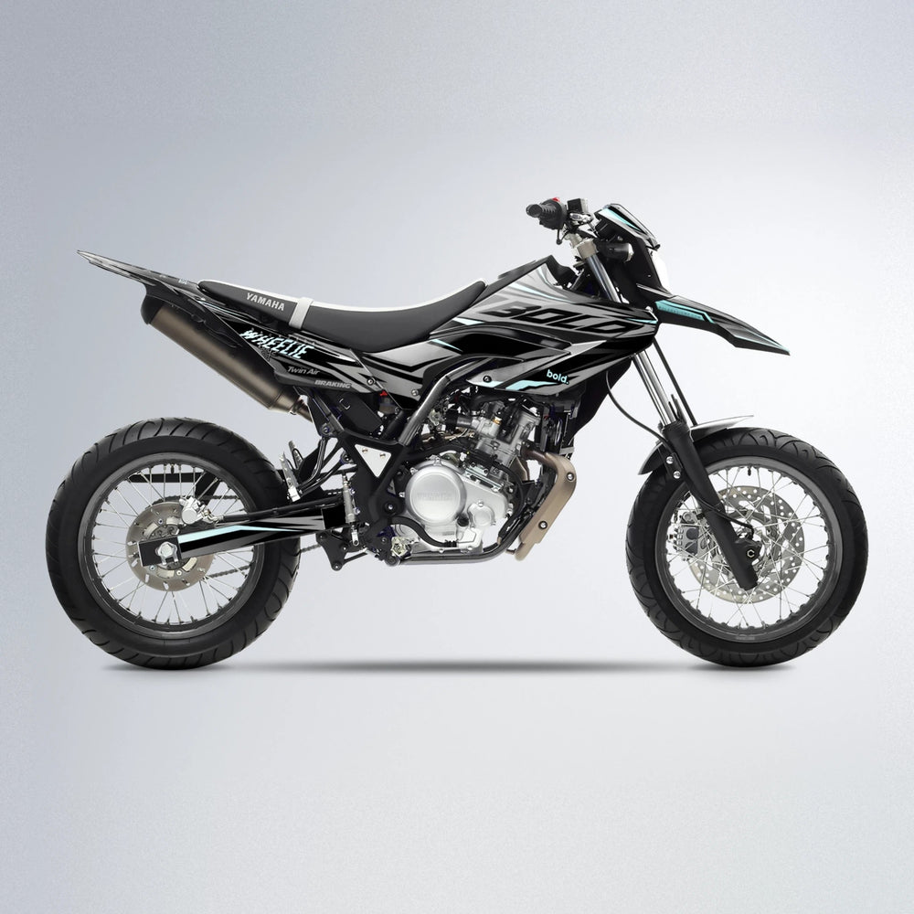 RETAIN Yamaha WR 125X supermoto graphics kit in Mint