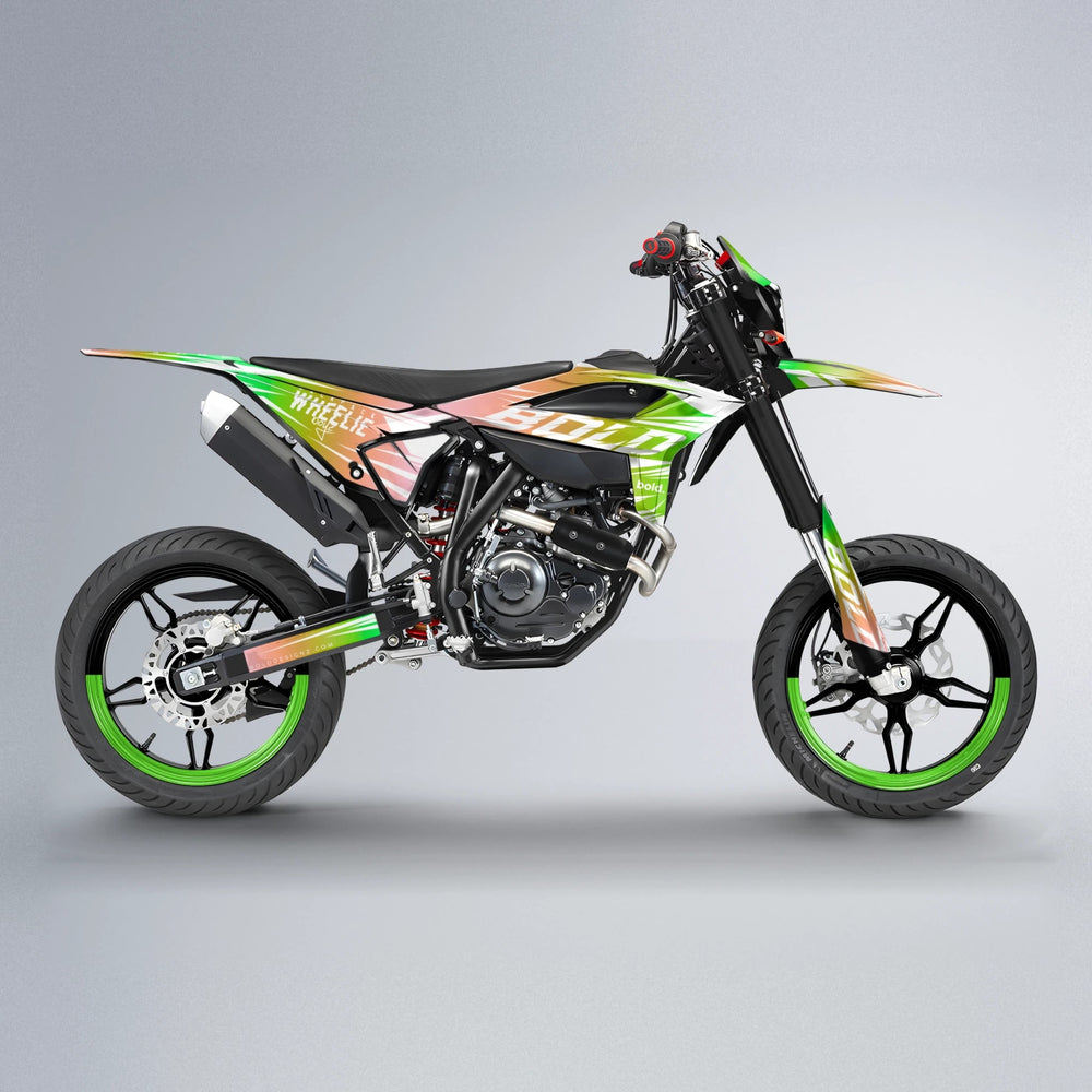 RETRO Beta supermoto graphics kit in Green