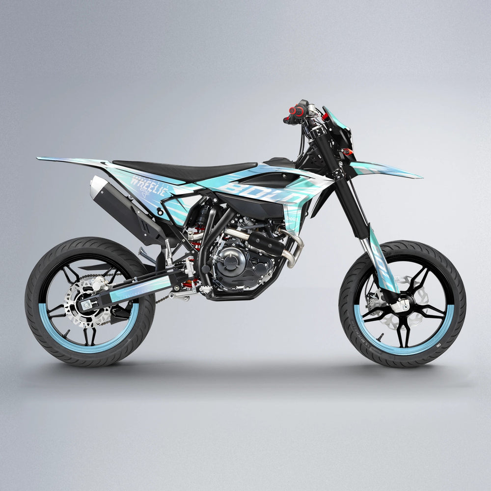 RETRO Beta supermoto graphics kit in Mint