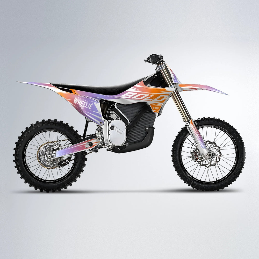RETRO Stark Varg MX motocross graphics kit in Orange