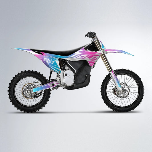 RETRO Stark Varg MX motocross graphics kit in Pink