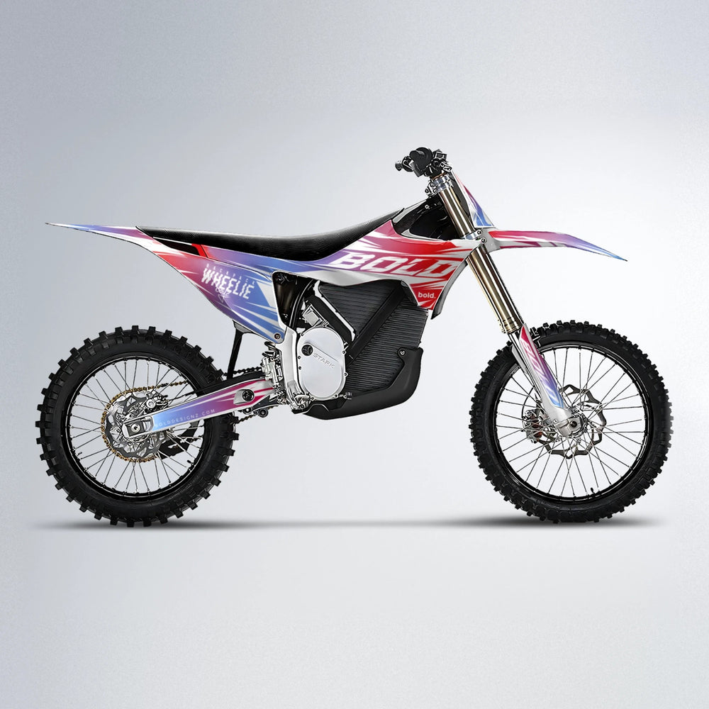 RETRO Stark Varg MX motocross graphics kit in Red