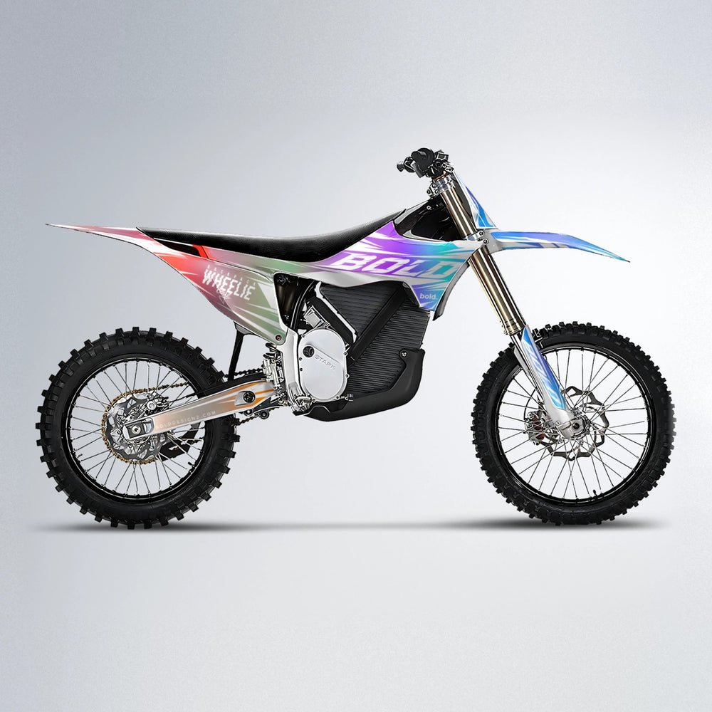 RETRO Stark Varg MX motocross graphics kit in Sunset Fade